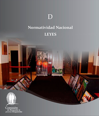 Cover of Cartilla D Comisión de Búsqueda de Personas Desaparecidas: LEYES