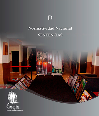 Cover of Cartilla D Comisión de Búsqueda de Personas Desaparecidas: SENTENCIAS