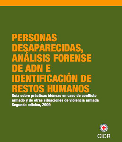Cover of Personas desaparecidas, Análisis forense de ADN e identificación de restos humanos