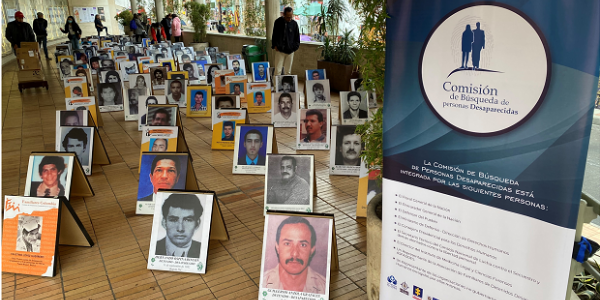 Exposición de la Galería de memoria - Semana de los Detenidos Desaparecidos 2022